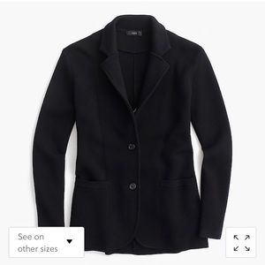 J. Crew Women’s Sweater Blazer NWT Black Medium